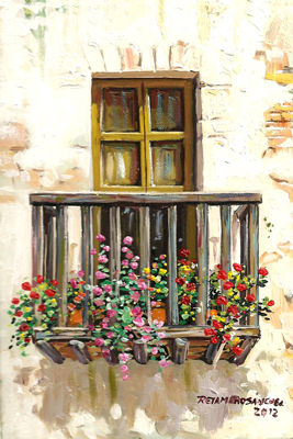 Balcon de madera