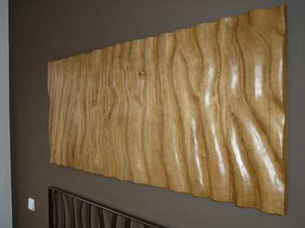 Mural pared madera...