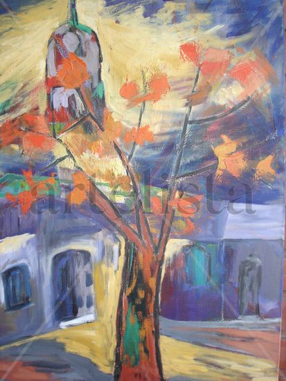 MI ESQUINA Oil Canvas Landscaping