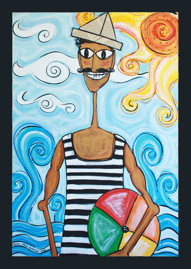 El piscinas Acrylic Panel Figure Painting