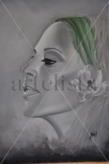 Sweet Oil Canvas Figure Painting