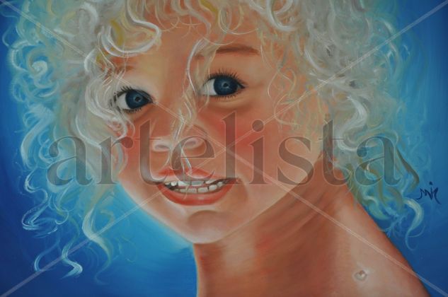 Sunshine Oil Canvas Portrait