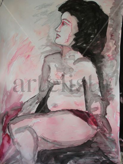 ESTUDIO SOBRE FIGURA HUMANA Oil Paper Nude Paintings