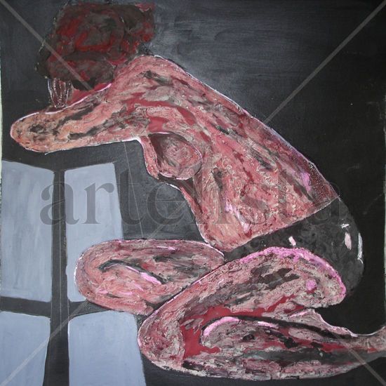 ESTUDIO SOBRE FIGURA HUMANA Mixed media Others Nude Paintings