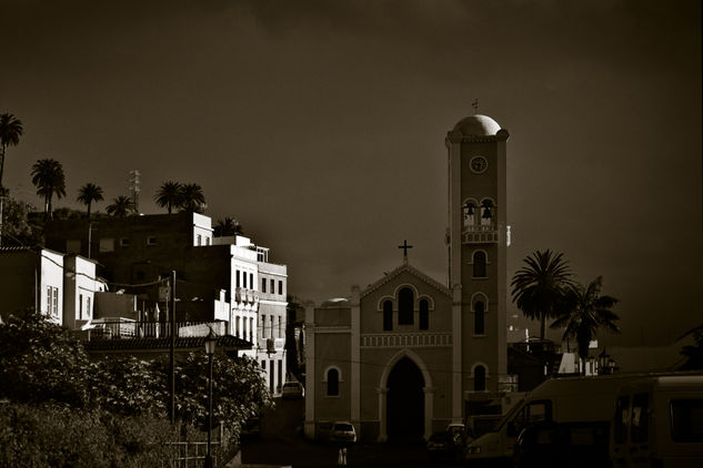 Iglesia La gomera Arquitectura e interiorismo Blanco y Negro (Digital)