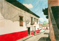 Una calle de Patzcuaro