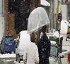 Son noticialos copos de nieve pixelados