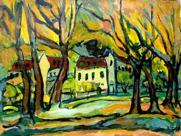 PAISAJE DE OTOÑO Oil Canvas Landscaping