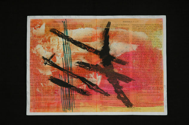 mi conexion contigo Mixed media Paper Landscaping