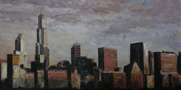 Skyline Oil Canvas Others