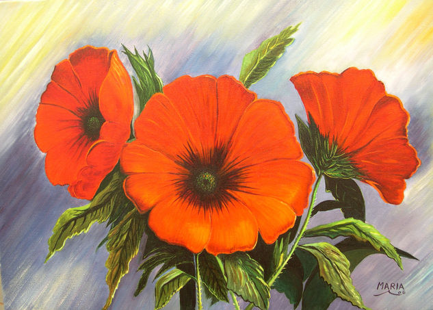 Flores Oil Canvas Landscaping