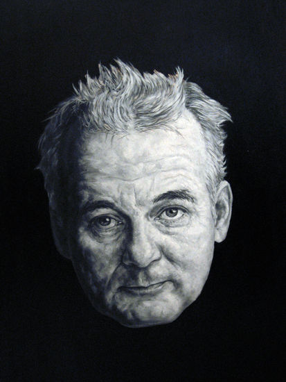 Bill Murray Oil Canvas Portrait