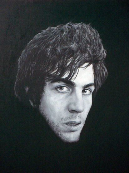 Syd Barrett Oil Canvas Portrait