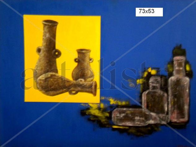 Composición jarrones Oil Canvas Still Life Paintings