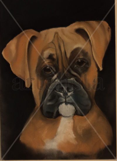 Boxer Pastel Paper Animals