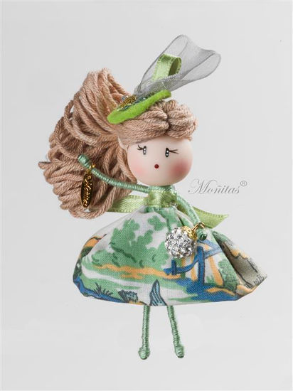 Moñita broche Pisa Wood Figurative