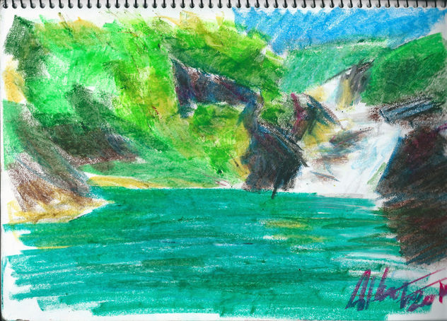cascada esmeralda