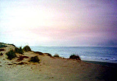 Las dunas y el mar Oil Canvas Marine Painting