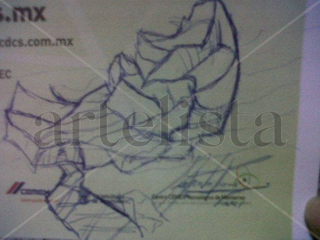 boceto arquitectura Tinta