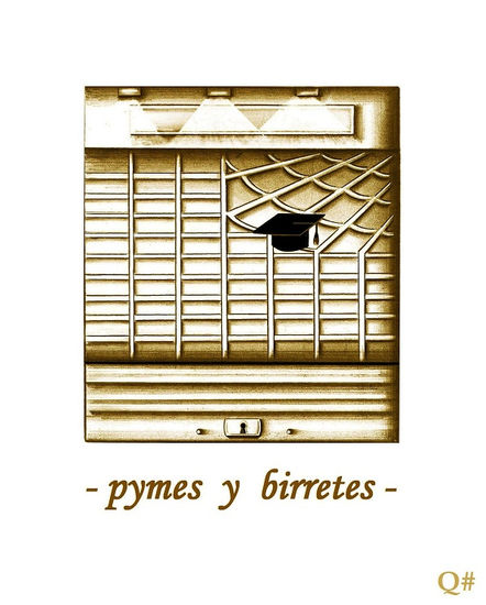 * " ...ENTRE DIMES Y DIRETES... " Pencil