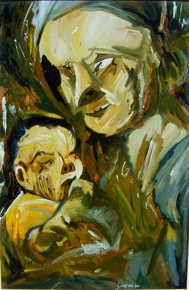 Madre con Hijo en una tarde de Verano