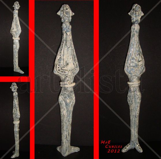 "HOMENAJE A GIACOMETTI" Cerámica Figurativa