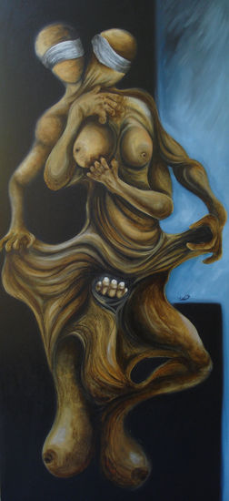 SENSACIONES ENCONTRADAS Oil Canvas Figure Painting