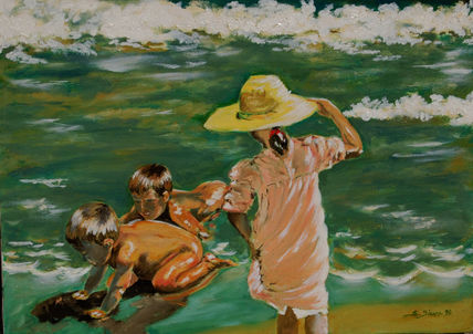 Niños en la playa