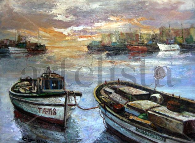 Barcas Oil Canvas Landscaping