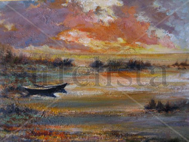 Albufera (Valencia) Oil Canvas Landscaping