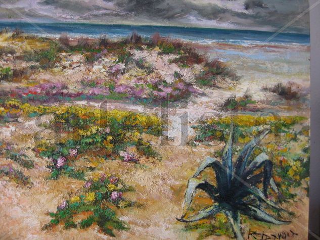 Dunas con pitera Oil Canvas Landscaping