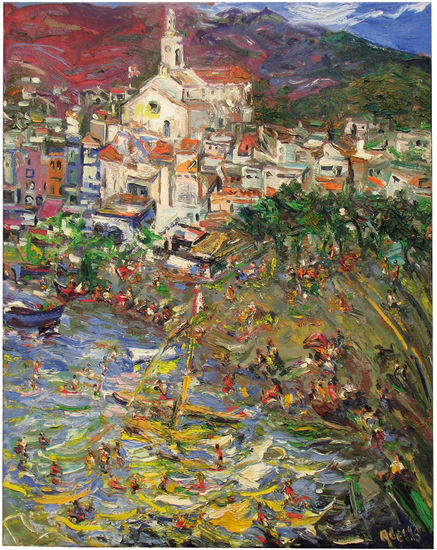 Cadaqués matí Oil Canvas Landscaping