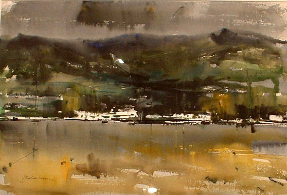 Simfonia en verds Watercolour Paper Landscaping