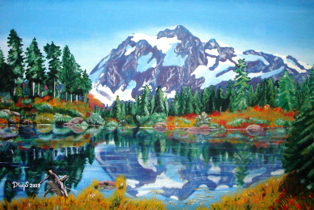 Paisajes del Mundo Oil Canvas Landscaping