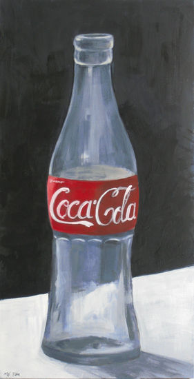 Coca-Cola Acrylic Panel Still Life Paintings