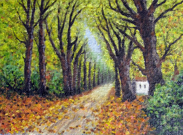 Otoño Oil Canvas Landscaping