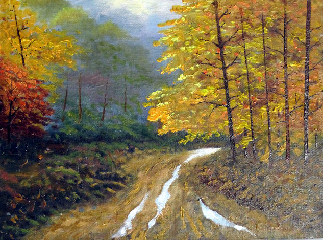 Otoño 2 Oil Canvas Landscaping