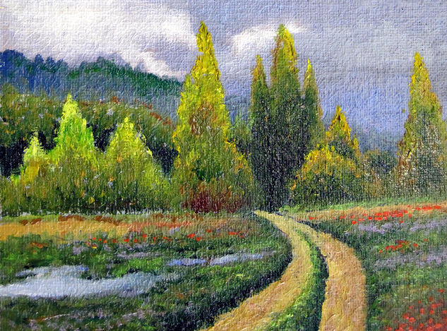 Camino Oil Canvas Landscaping