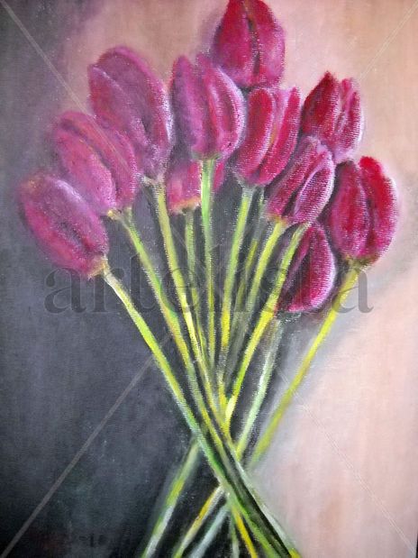 Tulipanes purpura