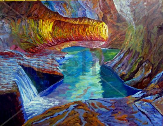 CUEVA Oil Canvas Landscaping