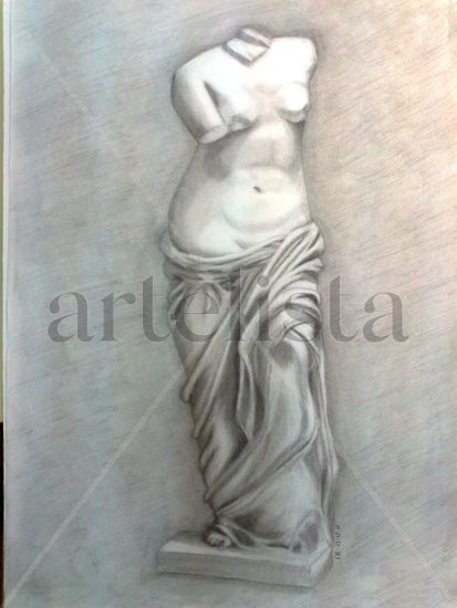 La Venus de Nilo Charcoal