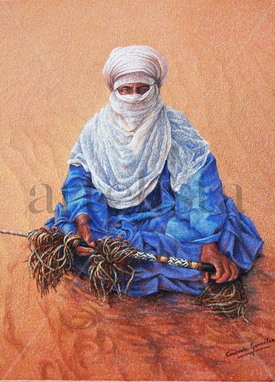 Tuarej Oil Canvas Figure Painting