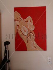 mujer al desnudo Acrylic Canvas Nude Paintings