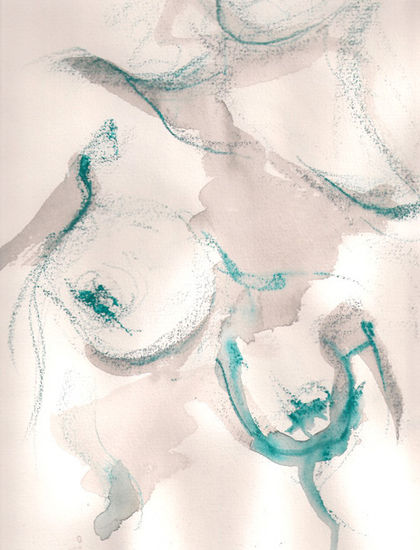 DESNUDO Watercolour Paper Nude Paintings