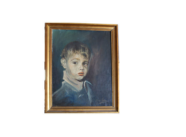 niño Óleo Lienzo Retrato