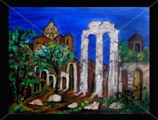 ROMA T.V.B. Oil Canvas Landscaping