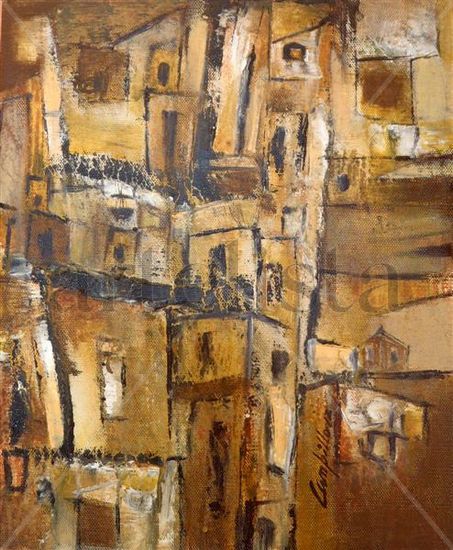 ciudad6 Acrylic Canvas Landscaping