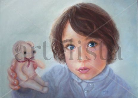 La niña y el osito