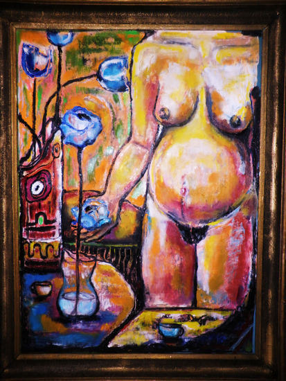 Tilstand Oil Panel Nude Paintings