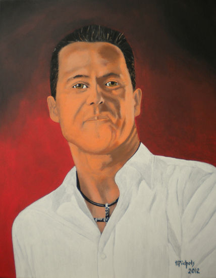 Michael Schumacher Acrylic Canvas Portrait